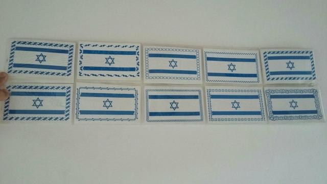 Adesivo de Israel para usar ou colecionar