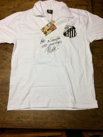 Camisa Autografada Pelé