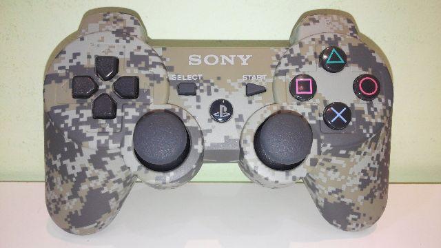 Controle original Sony Dualshock 3 Camuflado p/ PlayStation