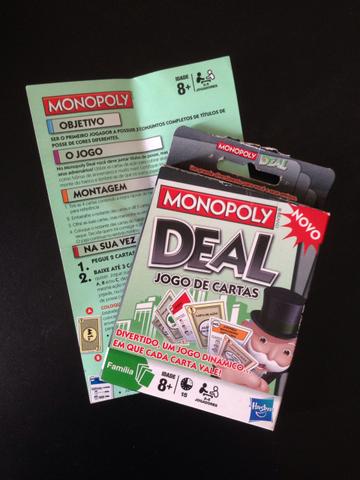 Jogo de cartas Monopoly Deal