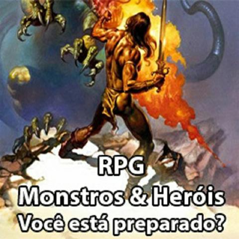 Monstros e Heróis RPG-O prazer dos jogos de tabuleiro está