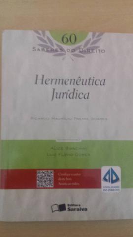 Livro - Hermenêutica Jurídica