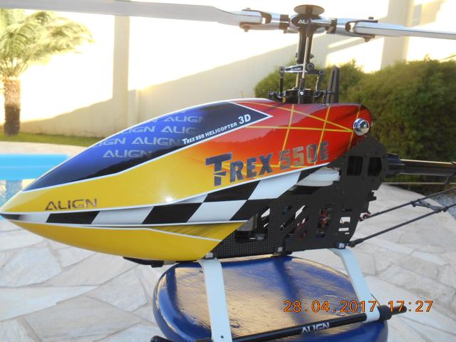 Helicoptero Flybarless T-rex 550e