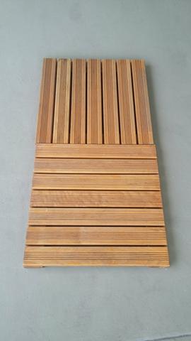 Deck placas madeira