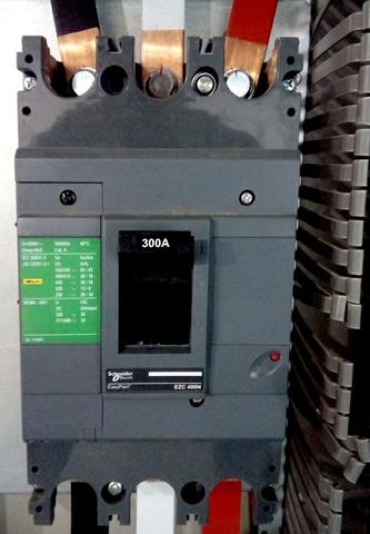 Disjuntor Schneider Caixa Moldada EZC400N 300A