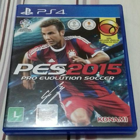 Jogo de PS4 PES  Pro Evolution Soccer futebol zerado!