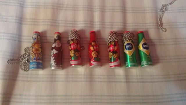Mini Garrafinhas Copa do Mundo  Coca Cola