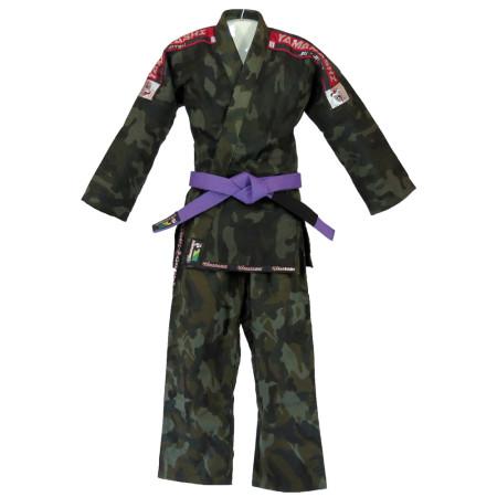 Kimono Novo Jiu-Jitsu Série Prata Camuflado Verde