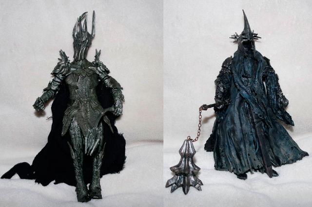 Boneco - Action Figure Senhor Dos Anéis Sauron+Lord Morgul