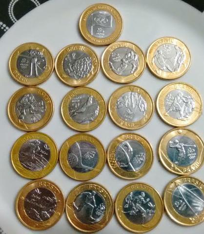 Coleção completa moedas comemorativas