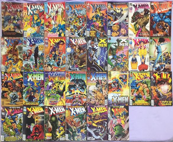 Coleção de quadrinhos (gibis) Os Fabulosos X-Men