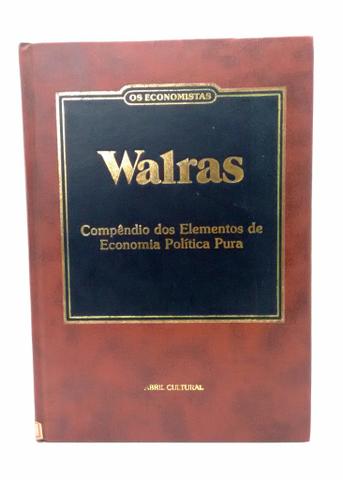 Livro: Os Economistas - Walras