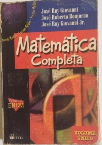 Livro de Matemática Volume Único