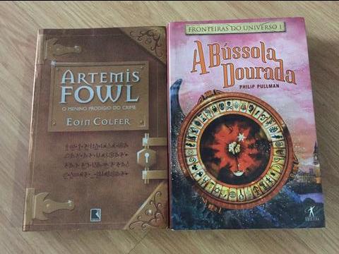 Livros Artemis Fowl e a Bússola Dourada
