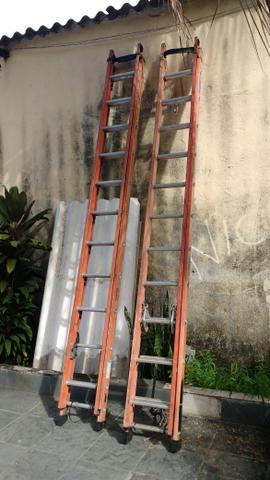 Escadas fibra usadas vc Carvalho