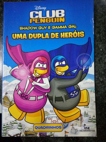 Club Penguin - Shadow Guy e Gamma Gal Uma dupla de heróis -