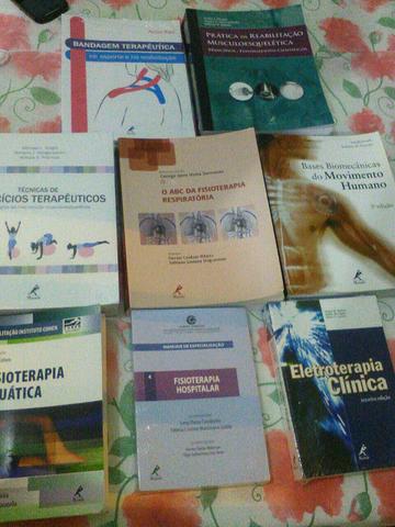 Livros novos de Fisioterapia e Educação Física