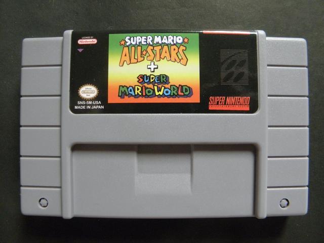 Super Mario Allstars + Super Mario World Snes (Salvando)