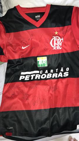 Camisa do Flamengo AUTÓGRAFADA