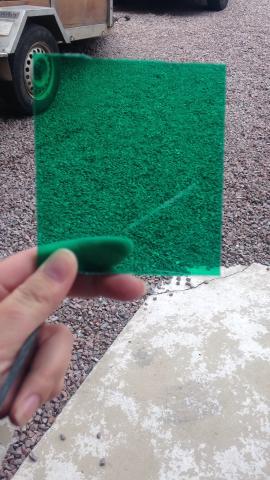 Chapa compacta 3mm Verde