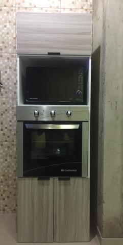 Armário para forno elétrico e microondas