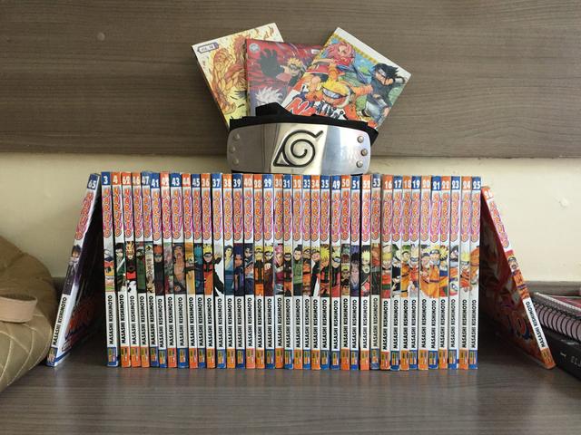 Mangás Naruto + Bandana Vila da Folha