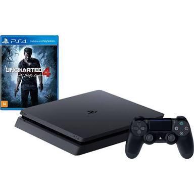 PlayStation PS4 + Jogo Uncharted