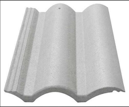 Telhas de concreto cinza Decorlit - 120 unidades (cobra de
