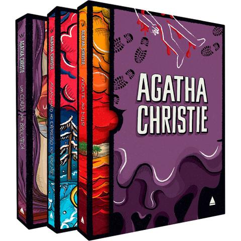 Box Roxo Coleção Agatha Christie (Novo, lacrado no