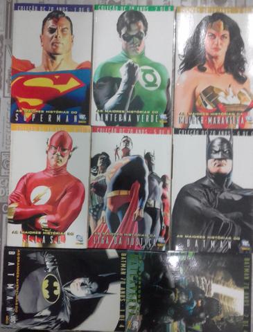 Coleção Dc 70 Anos Liga Da Justiça / Superman / Batman