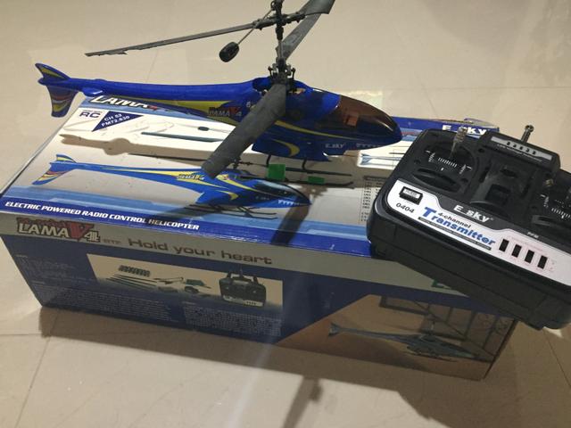 Helicóptero de brinquedo com controle lama iv
