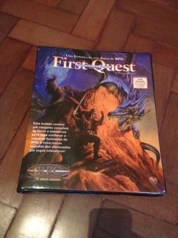 Jogo de RPG tabuleiro First Quest RARÍSSIMO