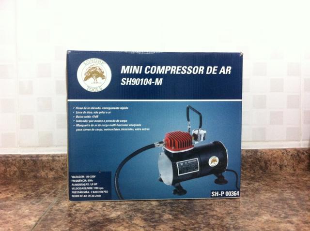 Mini Compressor de ar para aerógrafo