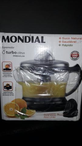 Espremedor Turbon Citrus Premium Mondia - Preto