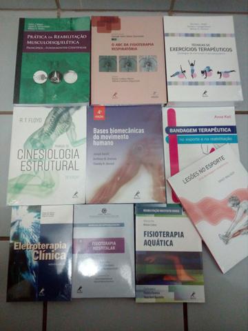 Coleção de livros de fisioterapia