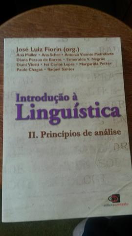 Introdução à Linguística II - Princípios de Análise