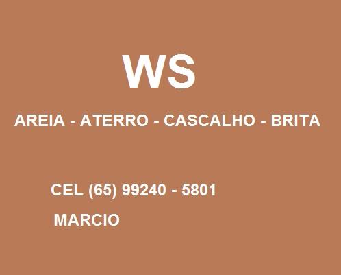 WS Areia - Aterro -Cascalho - Brita
