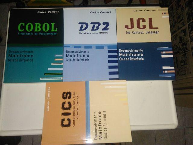 Livros Cobol, Jcl, Db2 E Cics - para Mainframe