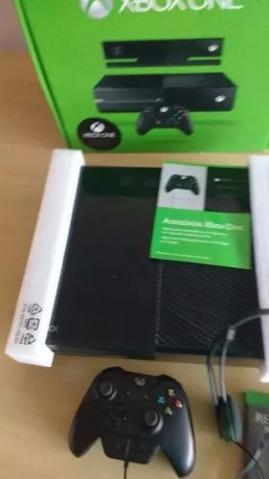 Xbox one hd 500gb 1 controle e 3 jogos