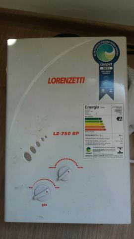Aquecedor passagem Lorenzetti LZ 750 BP