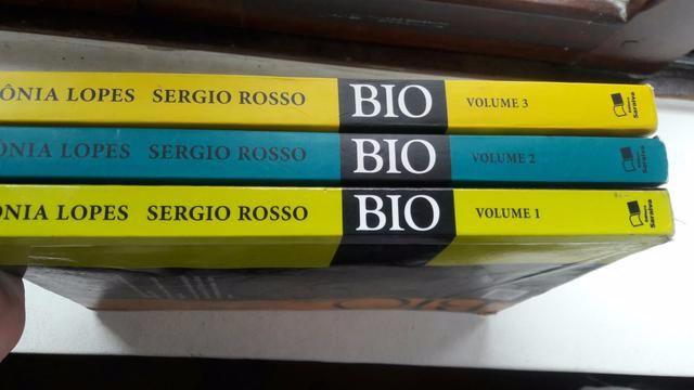 Livro Biologia Sônia Lopes 3 volumes