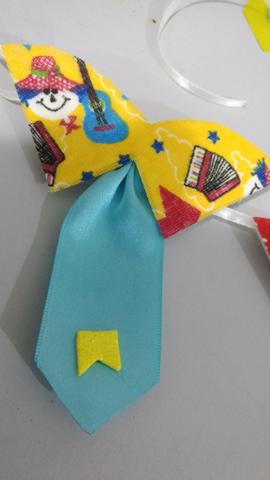 Gola com gravata tema festa junina para Pet Shop