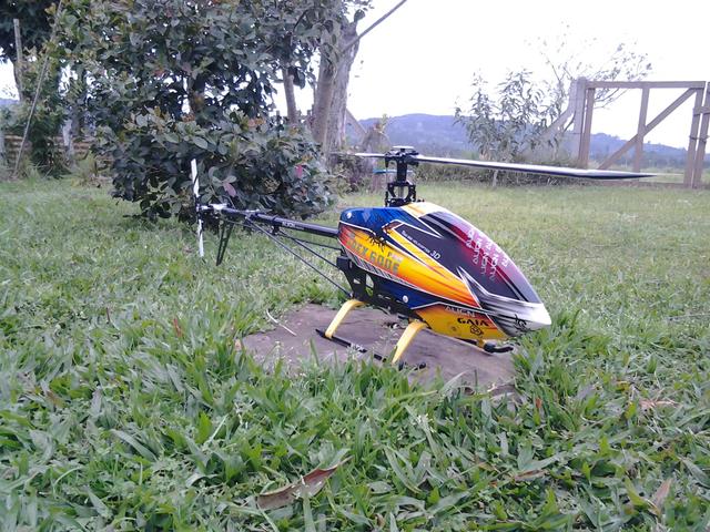 Helicóptero t rex 600efl pró 3gx 3d