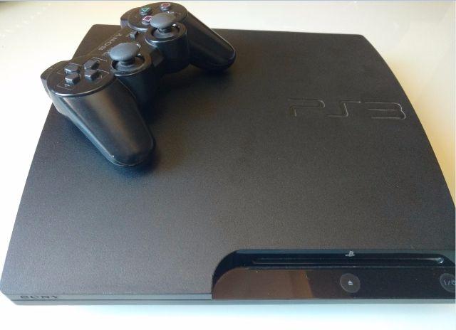 PS3 Slim 160GB + 5 jogos originais + 1 controle sem fio +