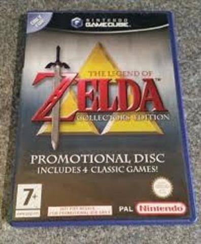 The Legend of Zelda Promo-disc +Zelda Master Quest para Game