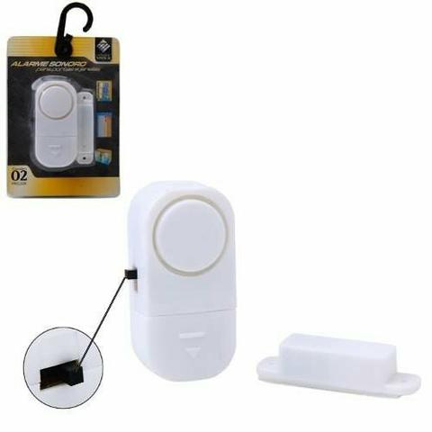 Alarme com sensor magnético sem fio para portas e janelas