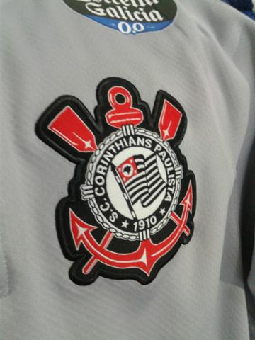 Camisa de treino manga longa do Corinthians Cinza Tam. M
