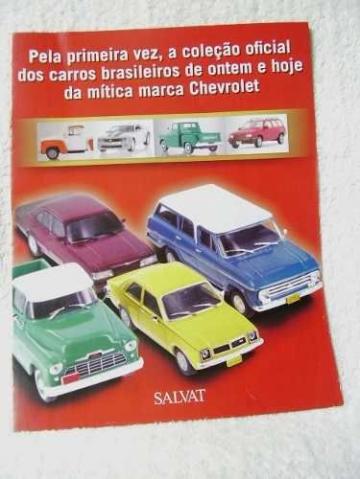 Catálogo Carrinhos Chevrolet Collection Editora Salvat