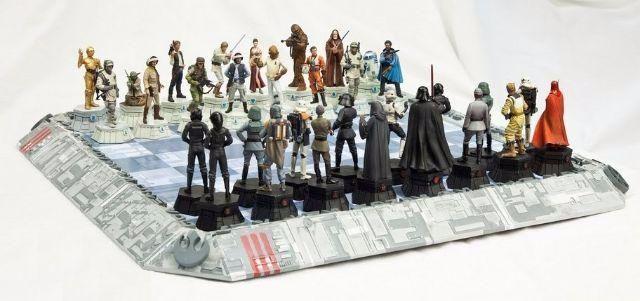 Xadrez Star Wars 64 peças + tabuleiro + fascículos