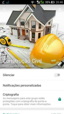 Grupo construção civil